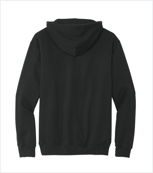 BLACK Hood Midweight Premium Cotton/Poly with Embroidered Logo