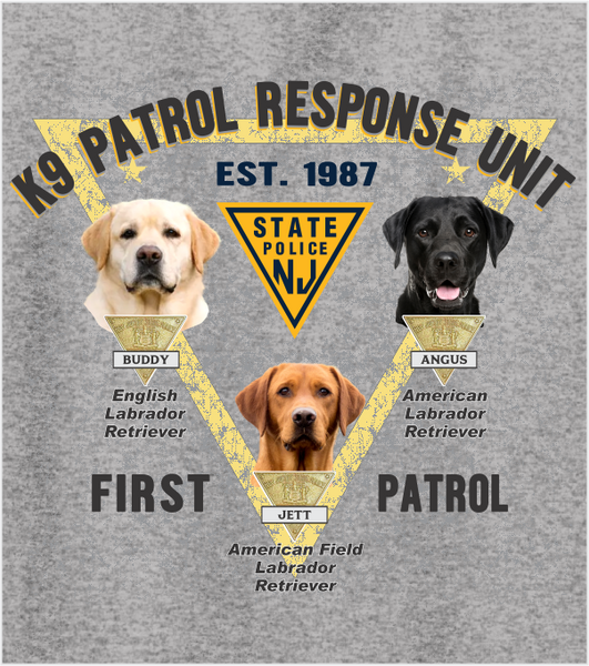 K9 PATROL RESPONSE UNIT - FIRST PATROL Premium T-Shirt