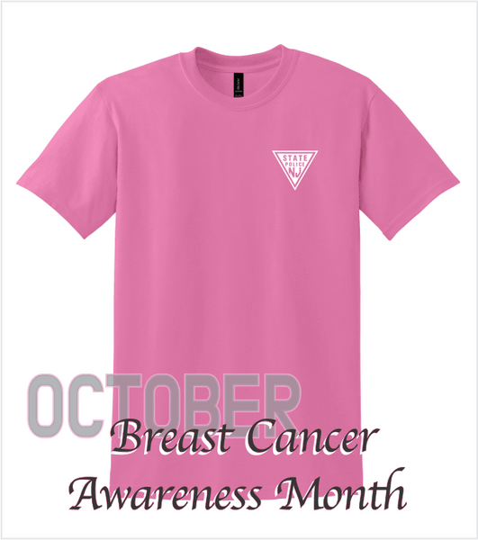 AWARENESS PINK T-shirt Printed with White Classic Logo