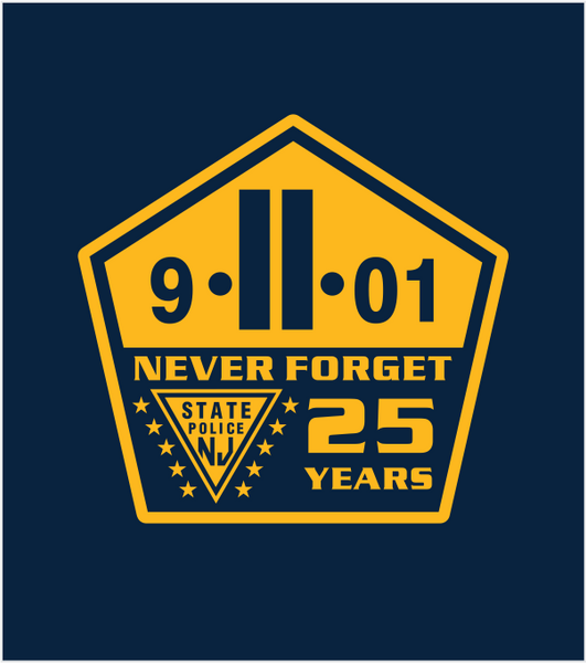 NEVER FORGET 9.11.01 Navy Hood with Commemorative Left Chest Logo