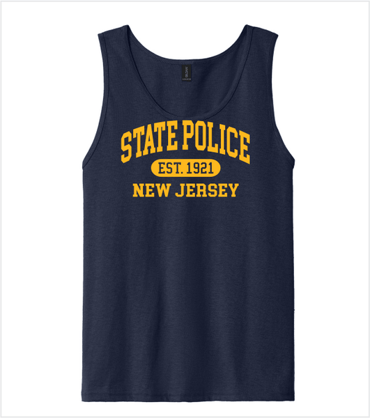 Navy TANK Printed with STATE POLICE Logo