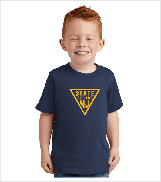 TODDLER Navy Blue T-shirt with Printed Logo