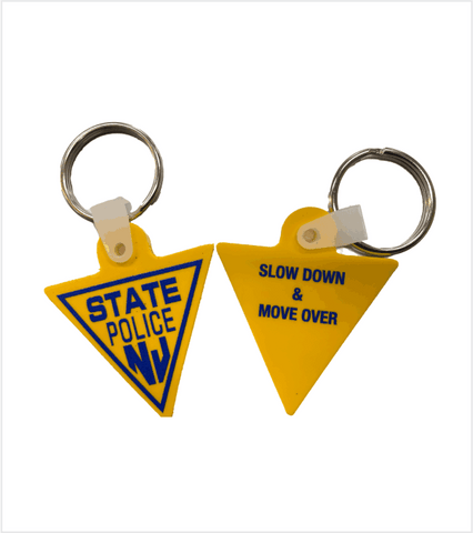 Flexible Keychain with Move Over Text Honoring Tpr. M. Castellano