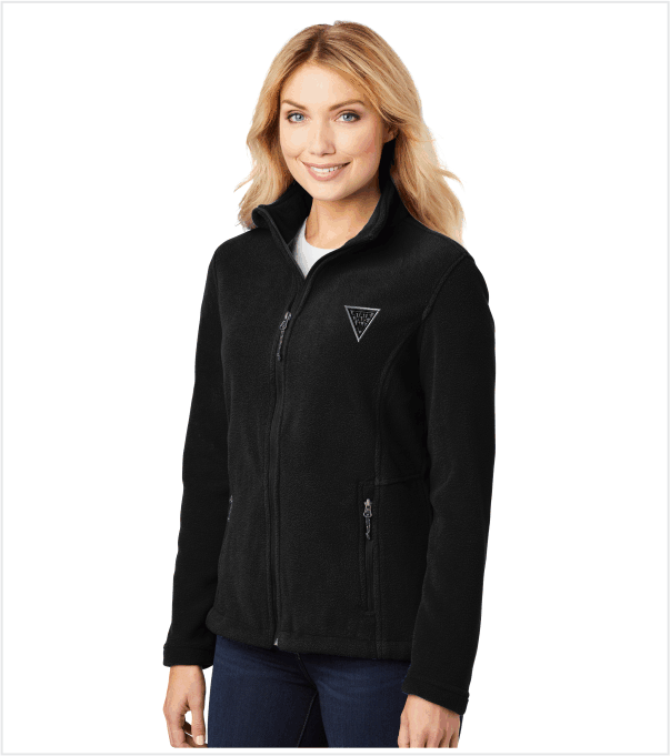 Ladies fleece zipper jackets deals