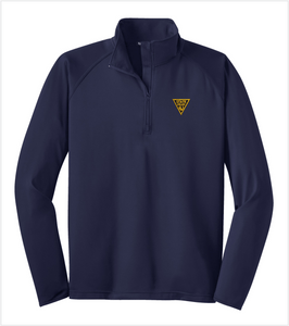 Sport-Tek Navy Quarter Zip Pullover with Embroidered Logo